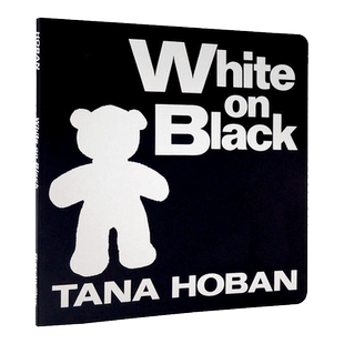 英文进口 纸板 卡板书 White on Black 吴敏兰绘本123第2本 绘本 Tana Hoban 黑底白字 儿童启蒙早教认知