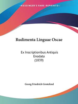 【预售 按需印刷】Rudimenta Linguae Oscae