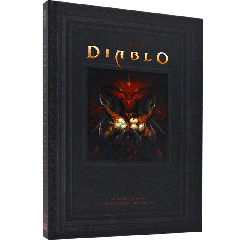 暗黑破坏神 游戏艺术画册设定集 英文原版 美版 The Art of Diablo 精装 大菠萝 设定理念艺术 进口艺术画册大开本 中图