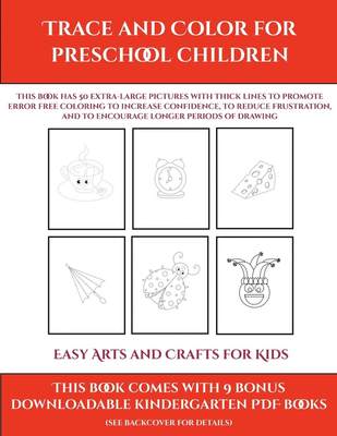 【预售按需印刷】Easy Arts and Crafts for Kids (Trace and Color for preschool children)