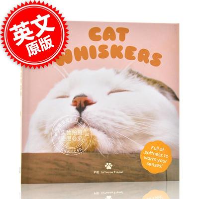 猫胡须 影集 设定集 英文原版 Cat Whiskers 喵须的特色写真 猫蛋蛋同类写真书 精装 日系可爱风 猫控 中图