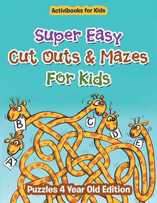 预售 按需印刷 Super Easy Cut Outs & Mazes For Kids