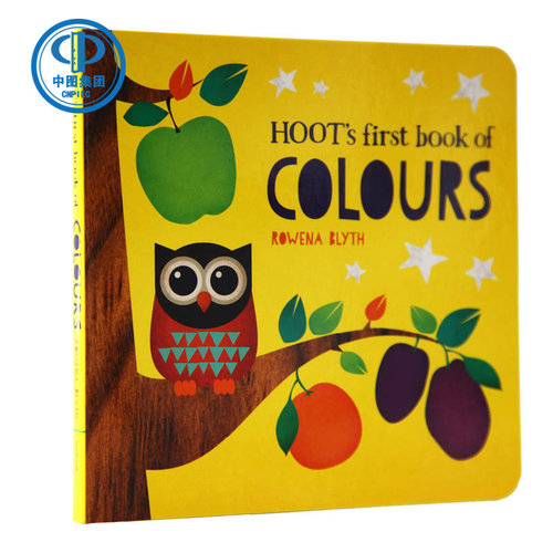 英文进口 颜色Hoot's First Book of Colours 绘本 儿童启蒙认知图书 卡板 纸板撕不烂书籍纸板书 颜色认知 亲子互动 - 封面