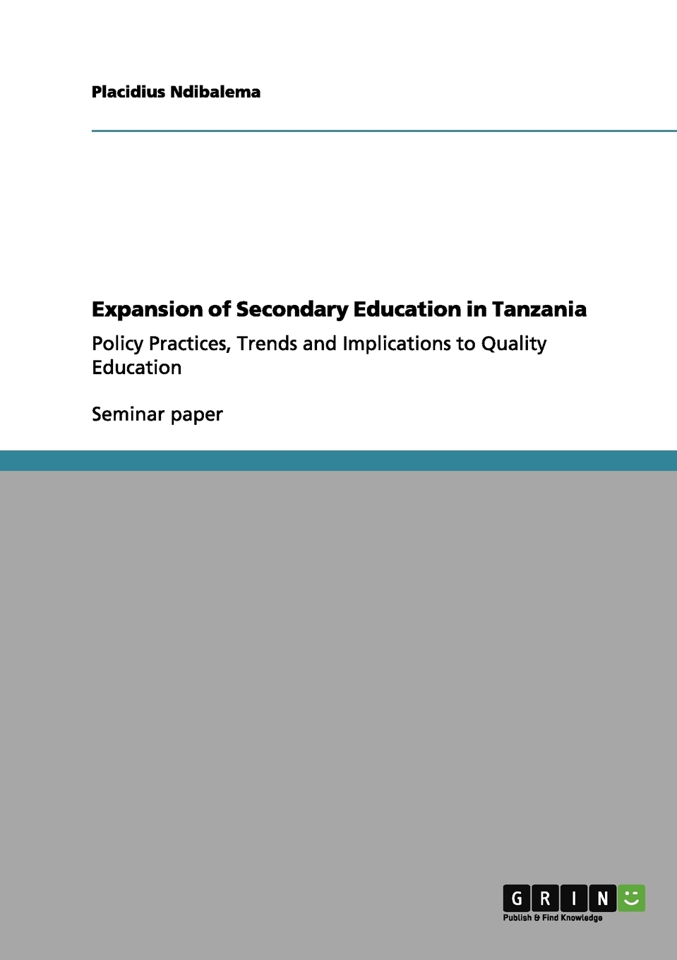 【预售 按需印刷】expansion of secondary education in tanzania