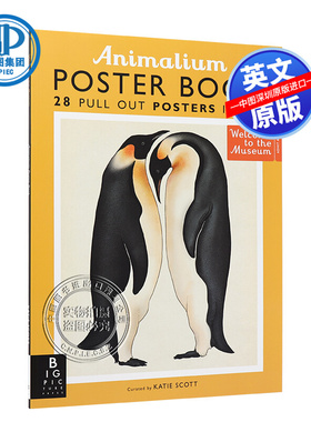【欢迎来到博物馆系列】动物学Animalium 海报册 儿童绘画 自然