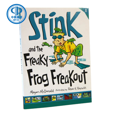 英文进口 Stink and the Freaky Frog Freakout Stink和青蛙吓坏了 儿童英语读物小说