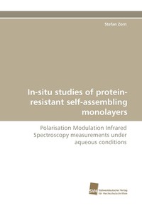 预售按需印刷In-Situ Studies of Protein-Resistant Self-Assembling Monolayers