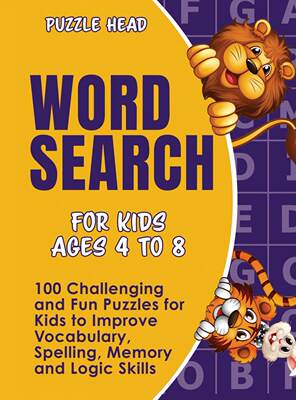 预售 按需印刷 Word Search for Kids Ages 4 to 8