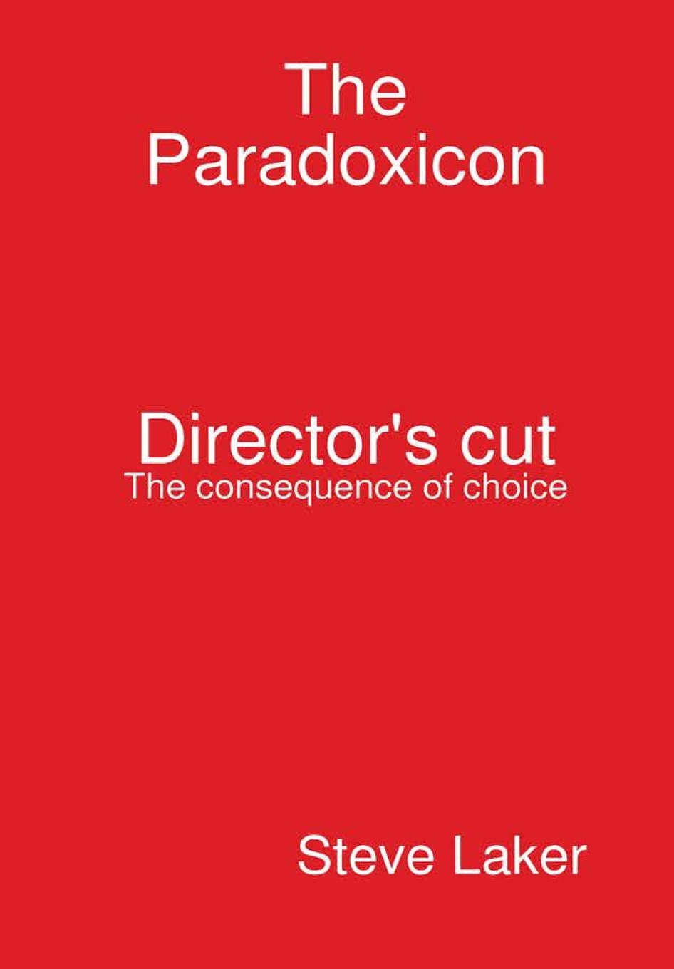 预售按需印刷 The Paradoxicon(Director's cut)