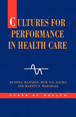 【预售 按需印刷】CULTURES FOR PERFORMANCE IN HEALTH CARE