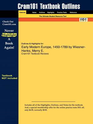 预售 按需印刷Outlines & Highlights for Early Modern Europe  1450-1789 by Wiesner-Hanks  Merry E.