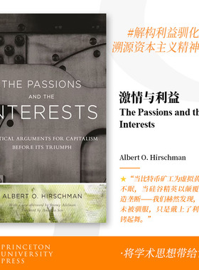 普林斯顿预售 激情与利益 The Passions and the Interests 英文原版   [9780691160252]