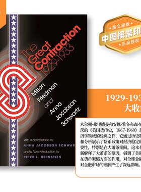 普林斯顿预售 The Great Contraction  1929-1933经济萧条 1929-1933 [9780691137940]