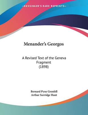 预售 按需印刷 Menander s Georgos