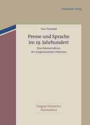 预售 按需印刷 Presse und Sprache im 19. Jahrhundert