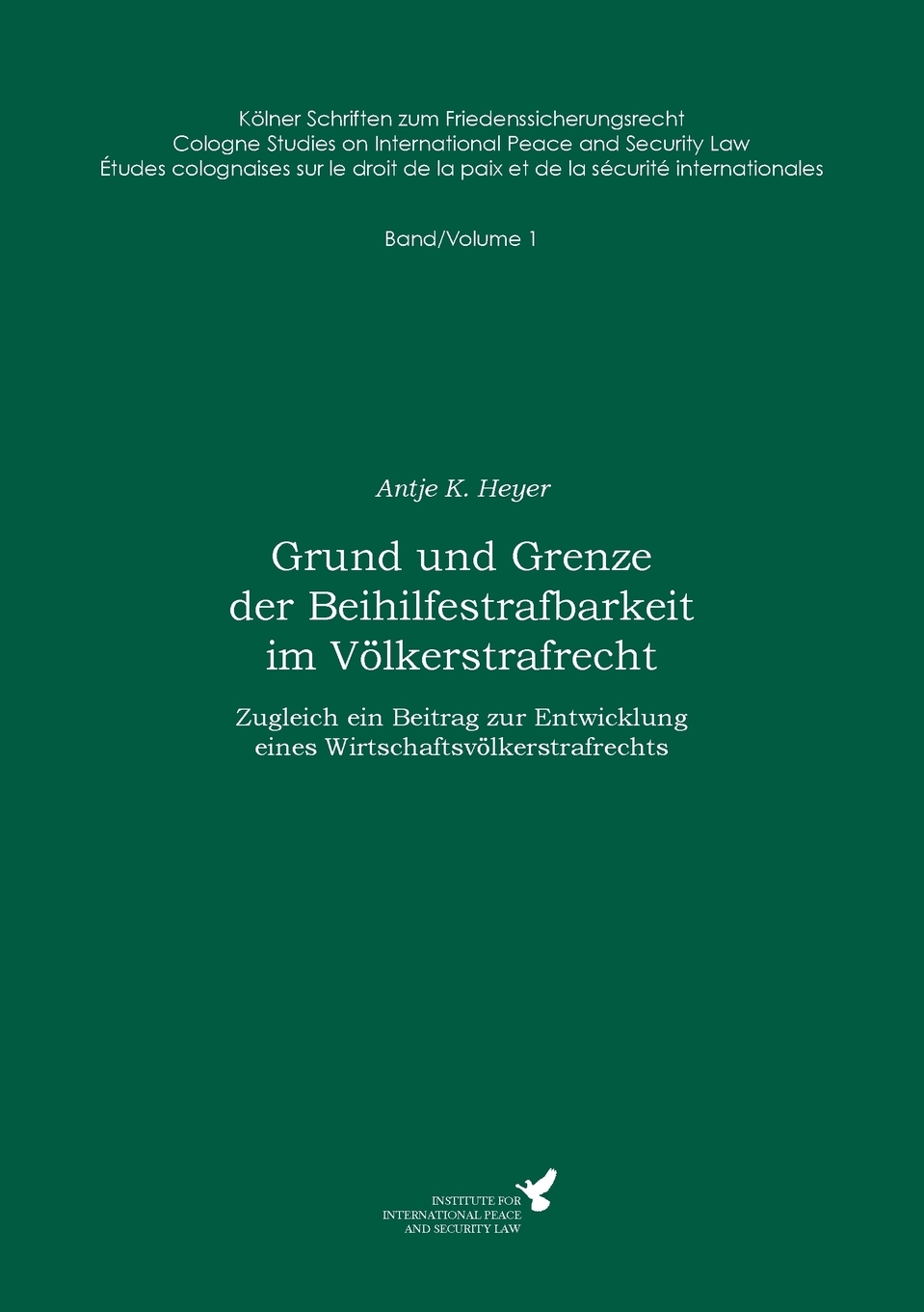 预售按需印刷Grund und Grenze der Beihilfestrafbarkeit im V?lkerstrafrecht德语ger-封面