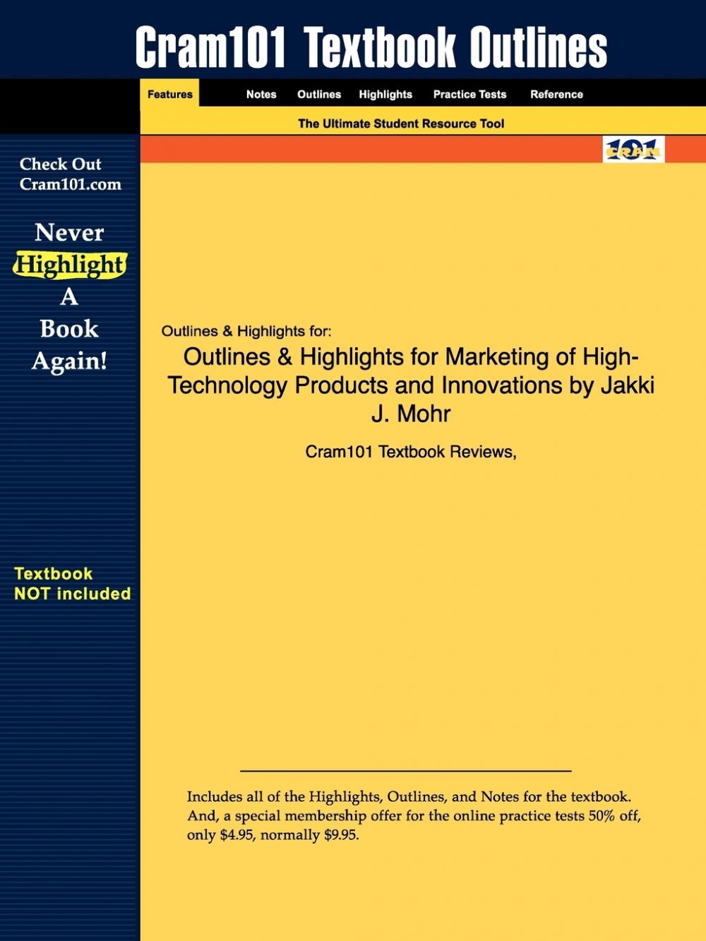 预售按需印刷 Outlines& Highlights for Marketing of High-Technology Products and Innovations by Jakki J. Mohr