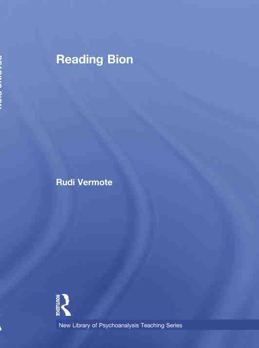 预售按需印刷 Reading Bion