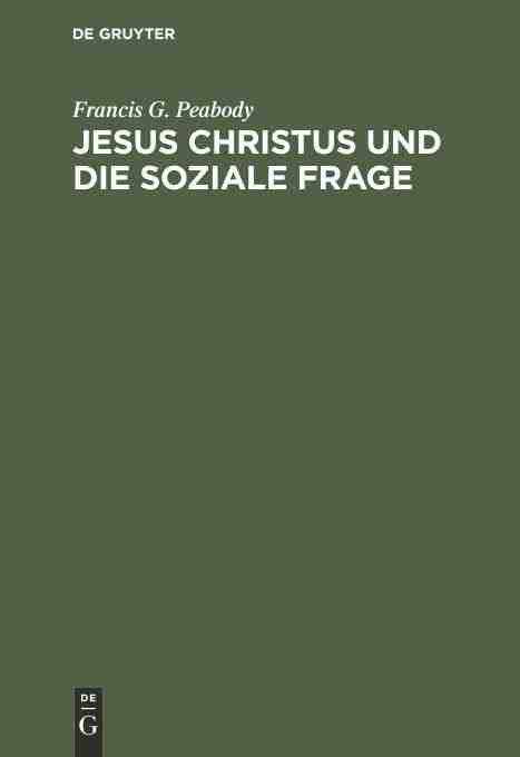 预售按需印刷 Jesus Christus und die soziale Frage