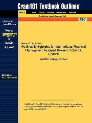 【预售 按需印刷】Outlines & Highlights for International Financial Management by Geert Bekaert  Robert J. Hodrick