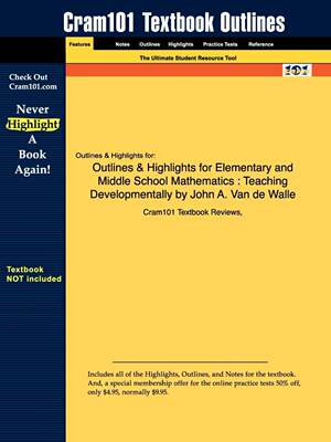 预售 按需印刷 Outlines & Highlights for Elementary and Middle School Mathematics