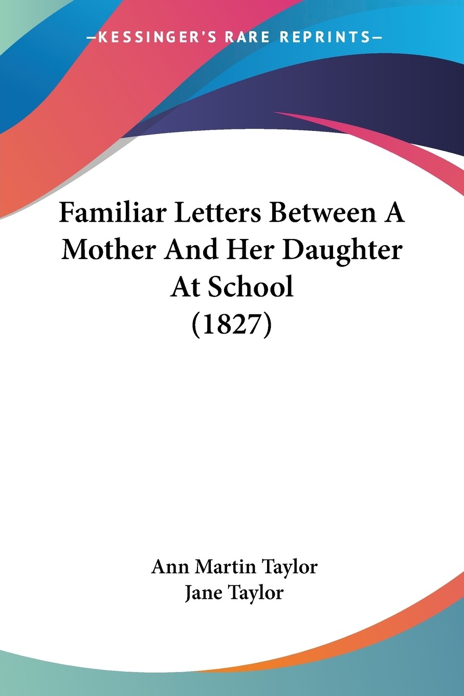 预售 按需印刷 familiar letters between a mother and her daughter