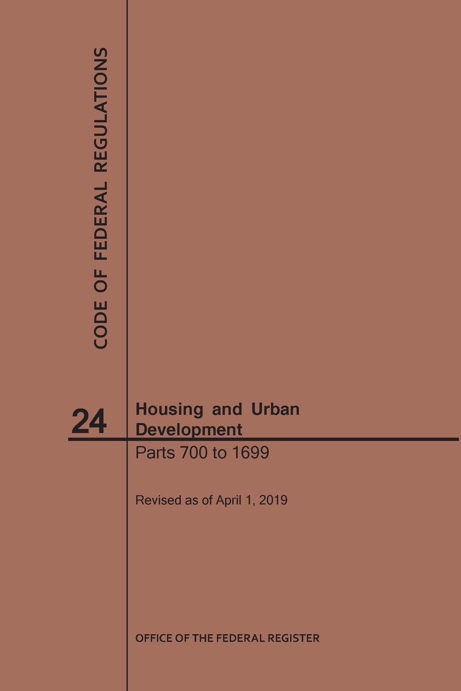 【预售按需印刷】Code of Federal Regulations Title 24 Housing and Urban