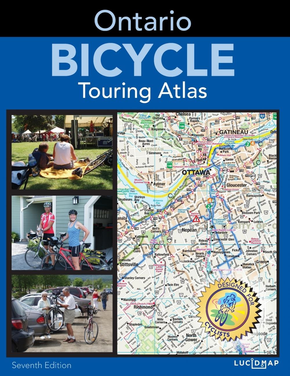 【预售 按需印刷】Ontario Bicycle Touring Atlas 书籍/杂志/报纸 原版其它 原图主图