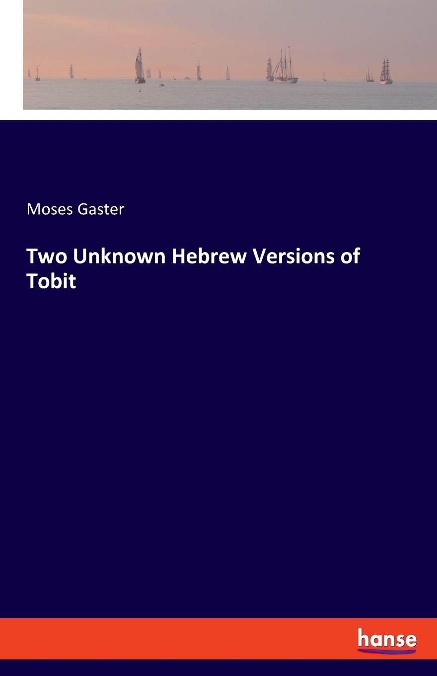 【预售 按需印刷】Two Unknown Hebrew Versions of Tobit 书籍/杂志/报纸 文学小说类原版书 原图主图