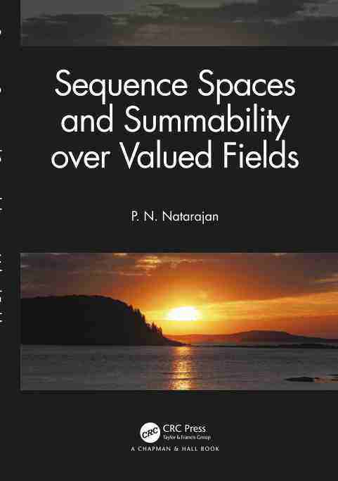 预售 按需印刷 sequence spaces and summability over valued fields