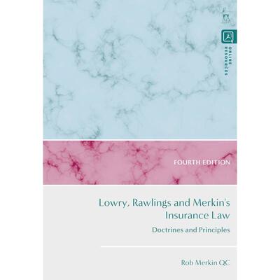 预售 Lowry  Rawlings and Merkins Insurance Law英文原版 Bloomsbury