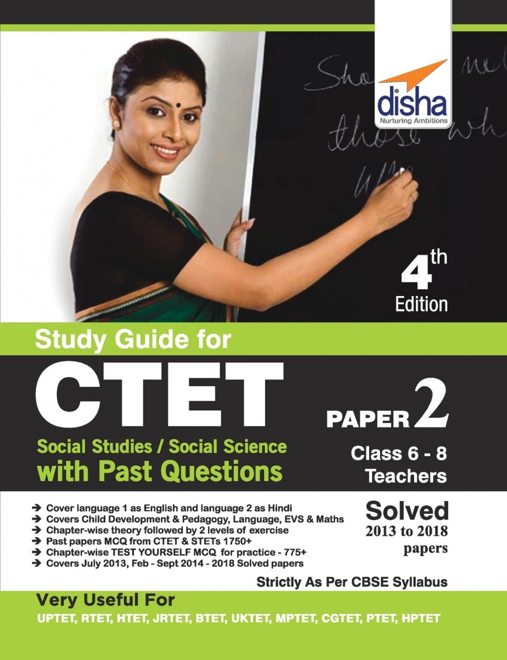 【预售按需印刷】Study Guide for CTET Paper 2(Class 6- 8 Teachers) Social Studies/ Social Science with Past Questio