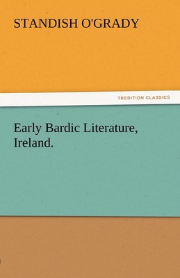 预售 按需印刷Early Bardic Literature  Ireland.