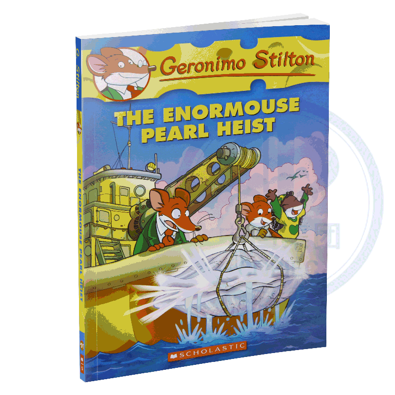 英文原版GERONIMO STILTON #51: THE ENORMOUSE PEARL HEIST []英文原版 老鼠记者系列51：大珍珠海斯特童课外阅读国外书
