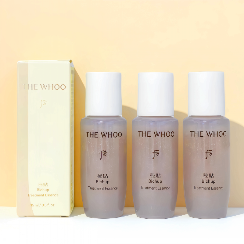 3瓶价!whoo后秘贴清颜舒安修护肌底液15ml小样 水前导入修护精华