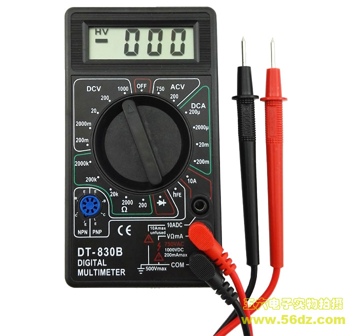 高精度DT830数字万用表