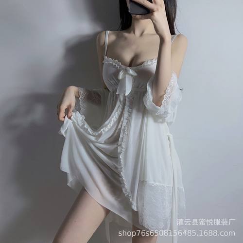 吊带睡裙女装大佬伪娘内衣套装