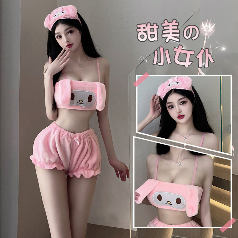 日系软妹可爱玉桂狗睡衣甜美伪娘变装内衣套装性感女装大佬衣服男,女士内衣/男士内衣/家居服,睡衣/家居服套装,淘宝优惠券,粉丝福利购,淘宝优惠卷