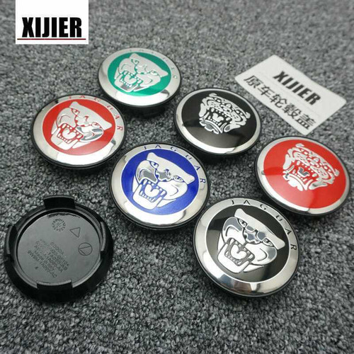 适用捷豹轮毂盖XF XEL XEL XFL F-PACE XJ改装轮胎中心盖轮毂车标
