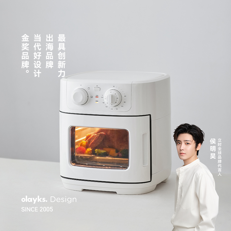 olayks立时可拆洗多用途炸烤箱