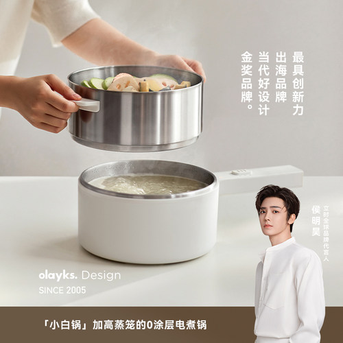olayks立时不锈钢一人食电火锅