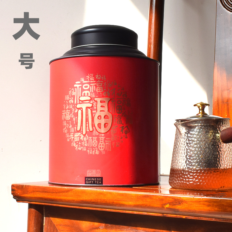 泉友包装厂马口铁复古风茶叶罐