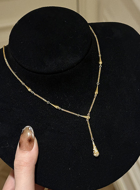 中古金色沙漏小蛮腰项链