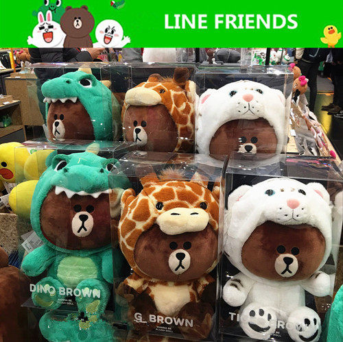 LINEFRIENDS韩国正品毛绒玩具