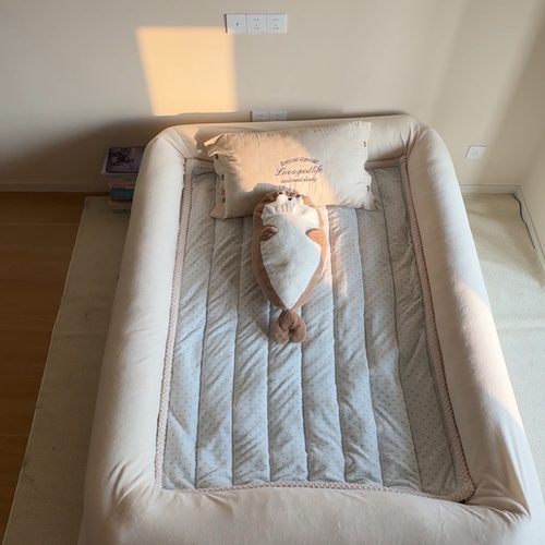 A类牛奶绒狗窝带边可拆洗防掉落