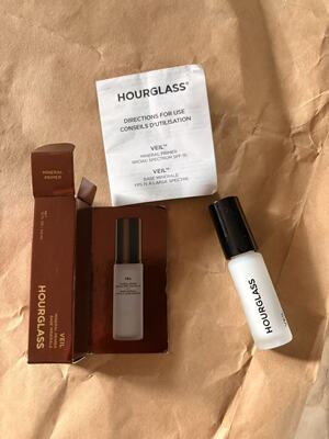 正品Hourglass VEIL 柔纱矿物质妆前乳隔离小样控油隐形毛孔3.6ml