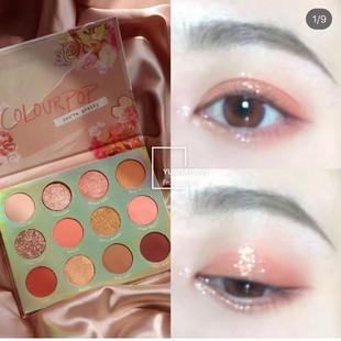 海淘colourpop卡拉泡泡colorpop眼影盘sweettalk蛇纹蝴蝶眼影盘