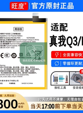 适用realme真我Q3电池Q3Pro原装内置正品大容量RMX2205电板BLP857