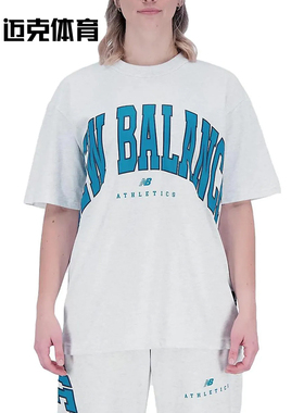 New Balance 复古logo印花男女同款运动休闲短袖T恤B-UT31551