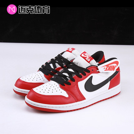 Air Jordan 1 Retro Low AJ1时尚百搭红白黑复古篮球鞋HQ6998-600